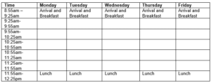 TeachTown Daily Schedule